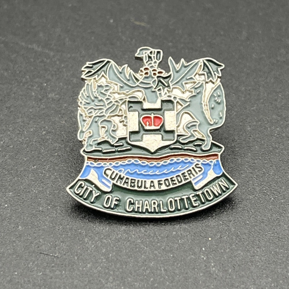 City Of Charlottetown Prince Edward Island Canada Lapel Hat Pin